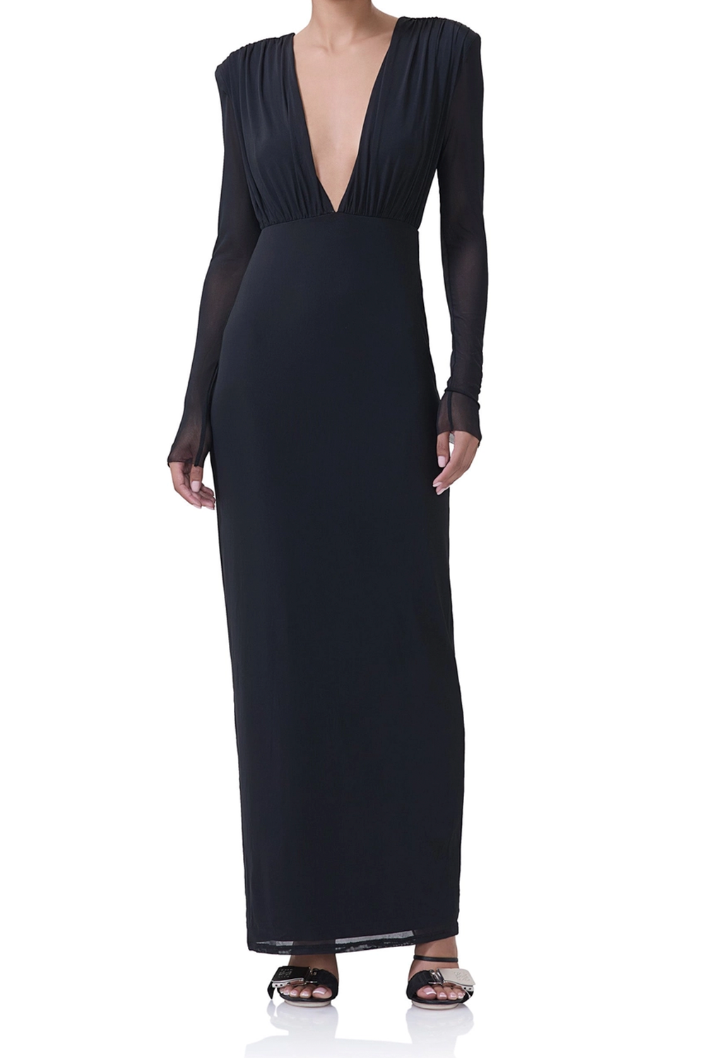 AFRM Deep V-Neck Maxi Dress NKASIOBI AFRM Deep V-Neck Maxi Dress NKASIOBI